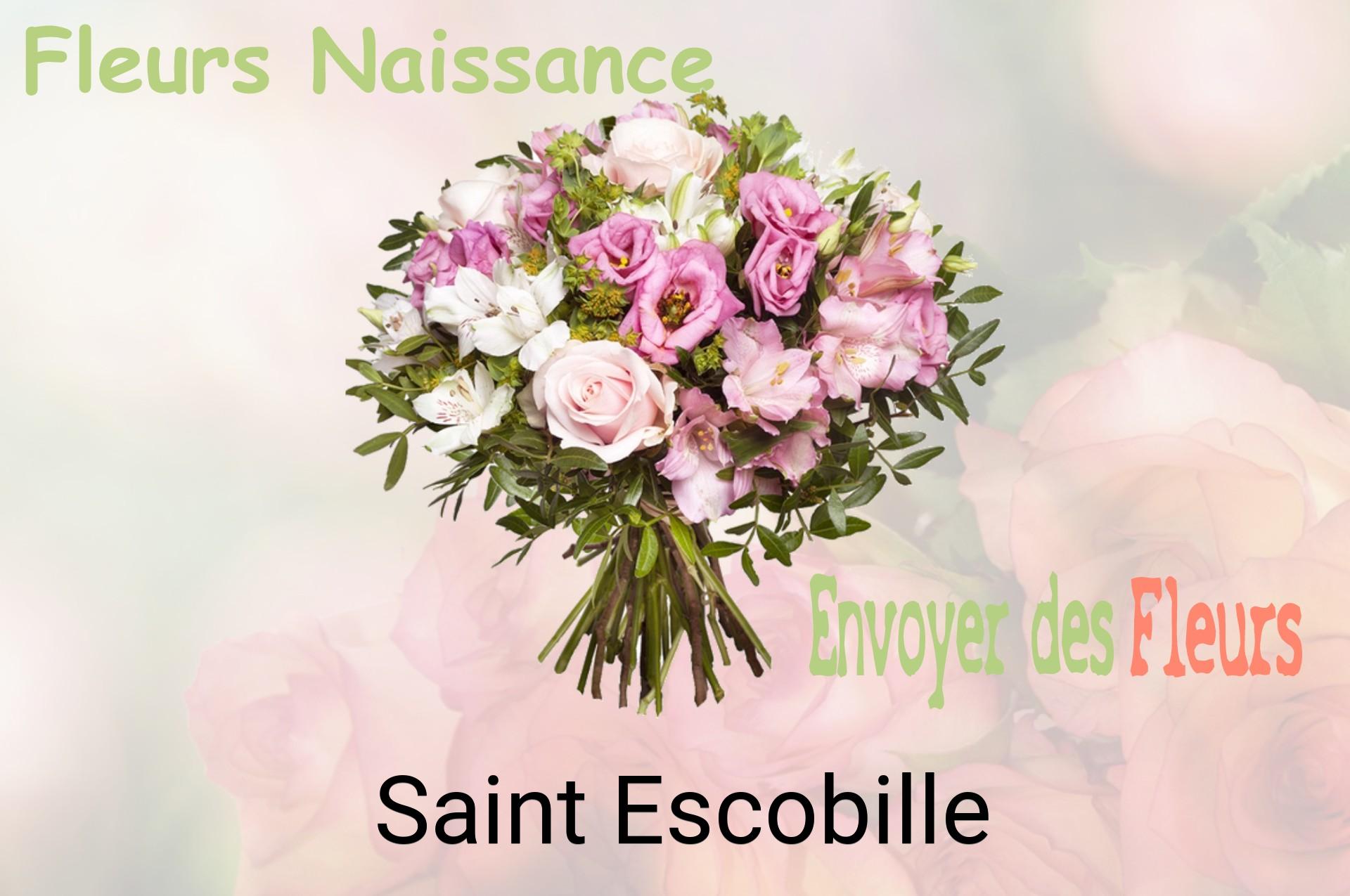 Bouquet de fleurs de naissance livré à Saint-Escobille